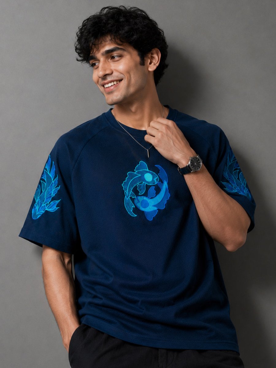 Koi Embroidered
