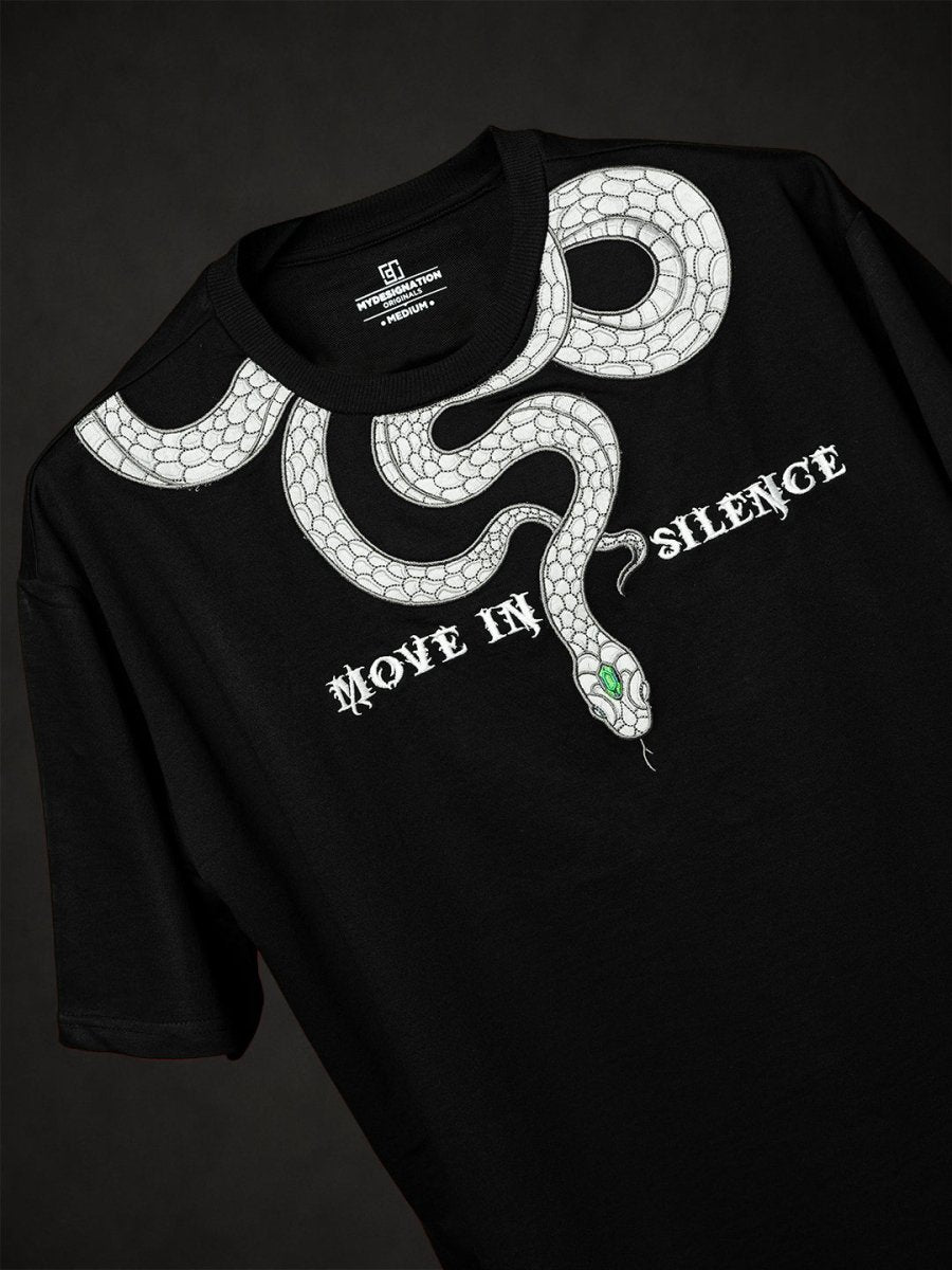 Snake Embroidered